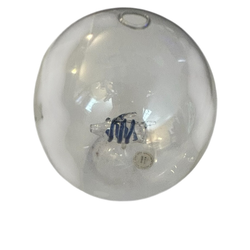 Oceans Alive Handblown glass orb with fish inside sea life nautical art decor